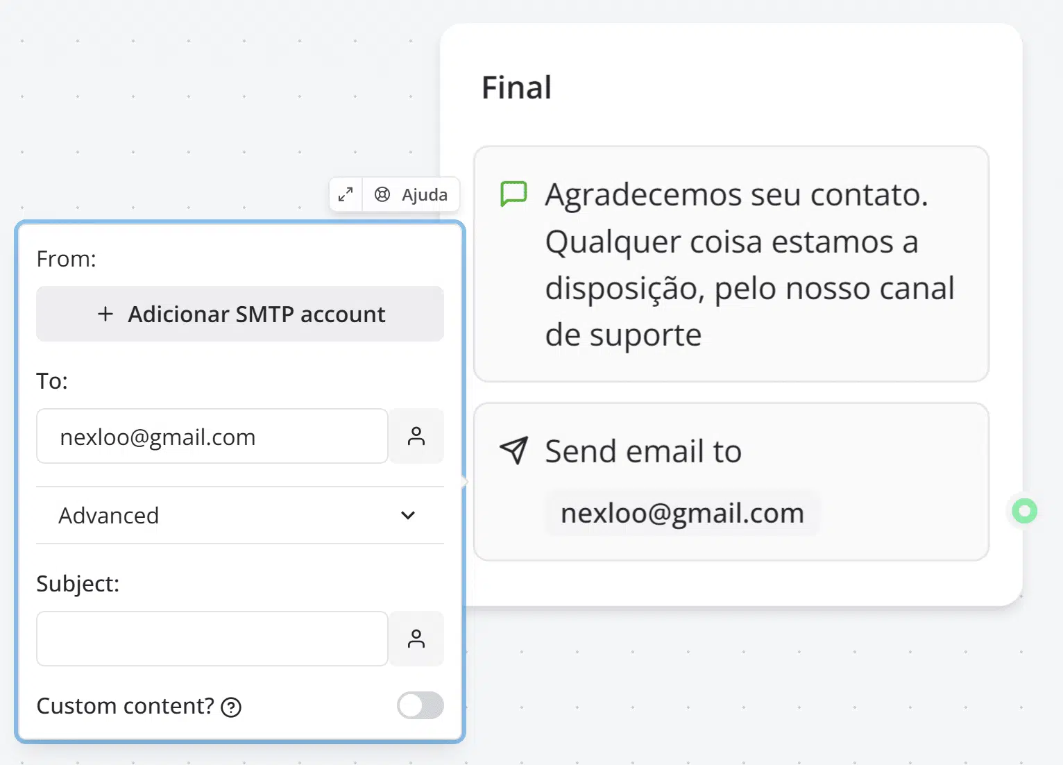 Enviar e-mail