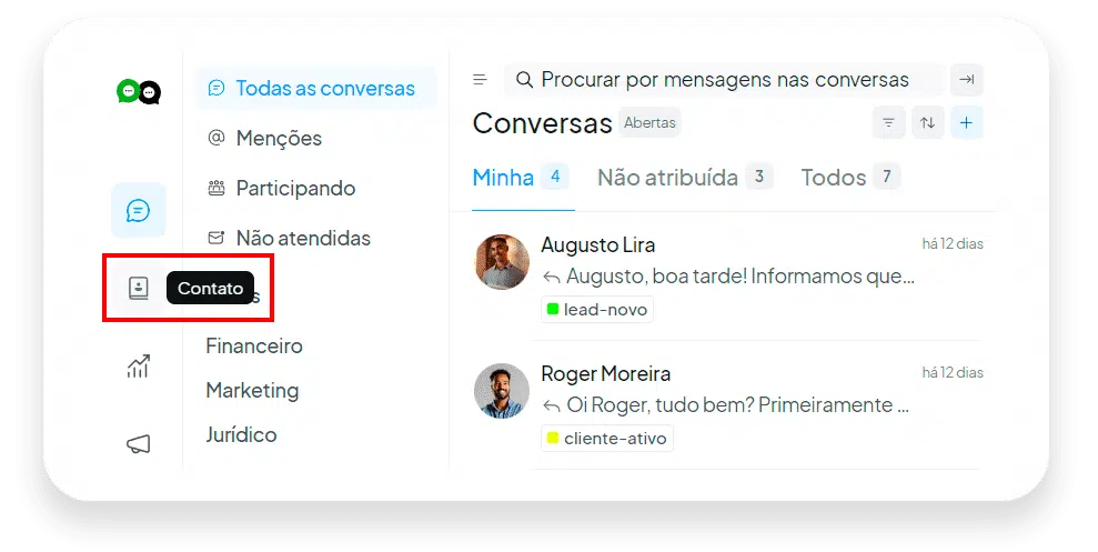 Importação de Contatos nexloo