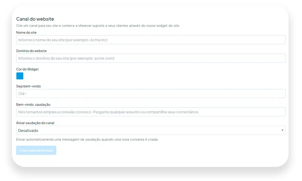 Integrar Website Chat Nexloo