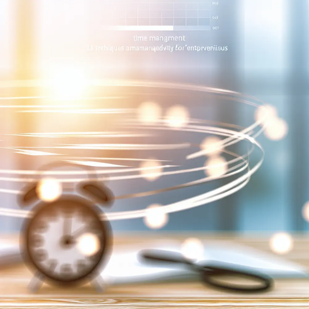 Gestión del Tiempo: 13 Técnicas de Gestión y Productividad para Emprendedores