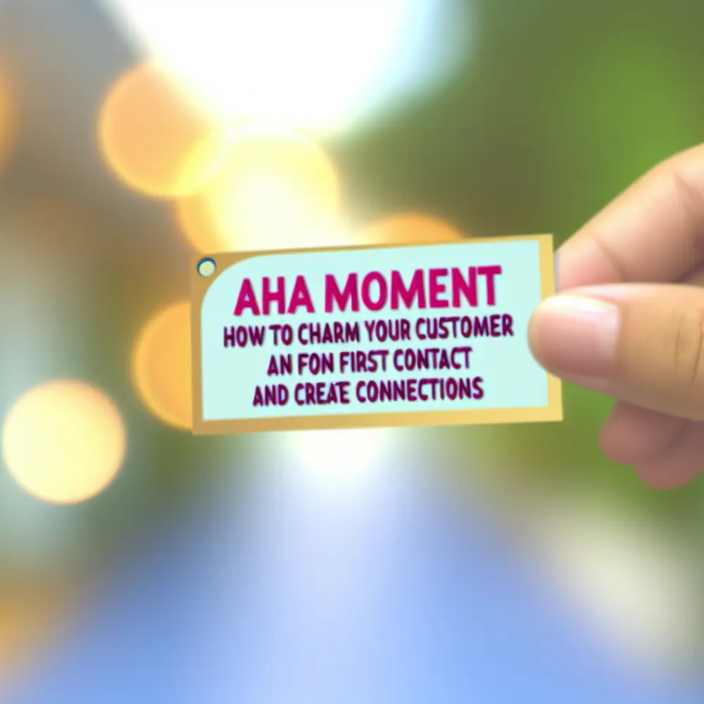 Aha Moment: How to Delight Your Customer on First Contact and Build Connections