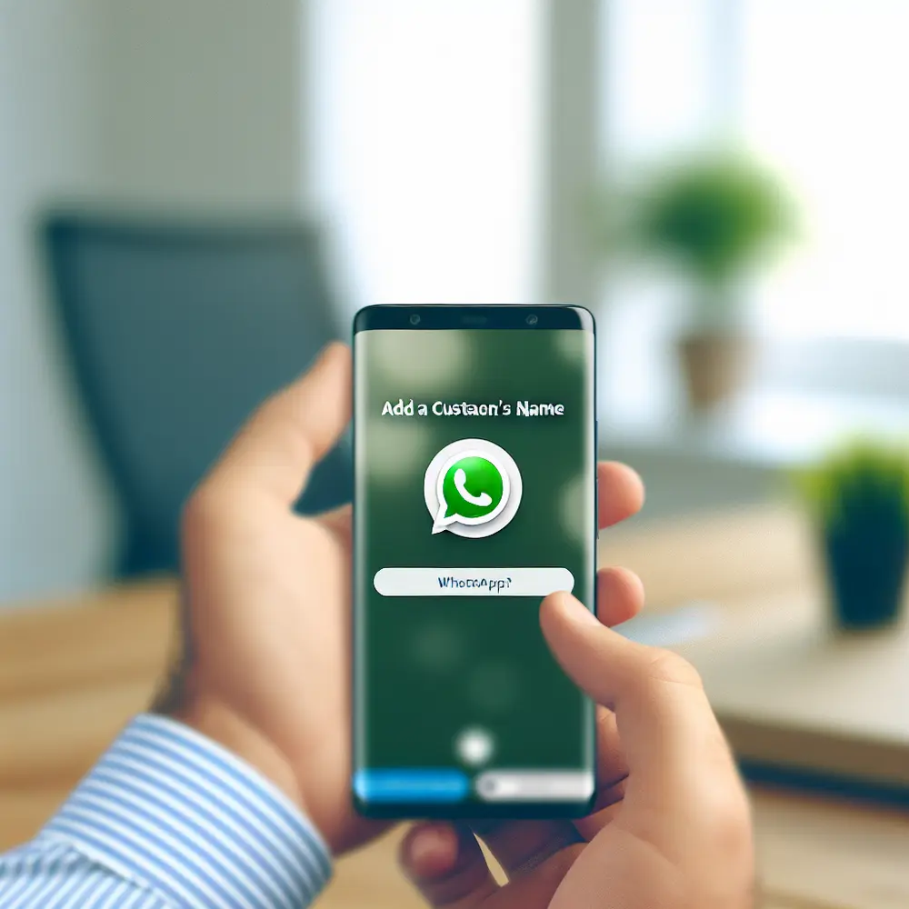 Como agregar o nome do cliente no WhatsApp Business