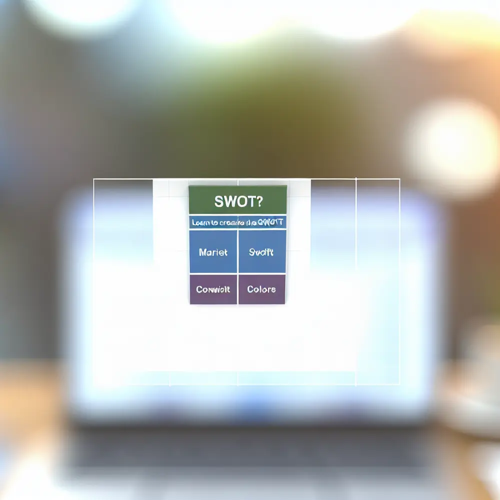 ¿Cómo Analizar la Matriz SWOT? Aprende a Crear Tu Modelo en Excel en 7 Pasos