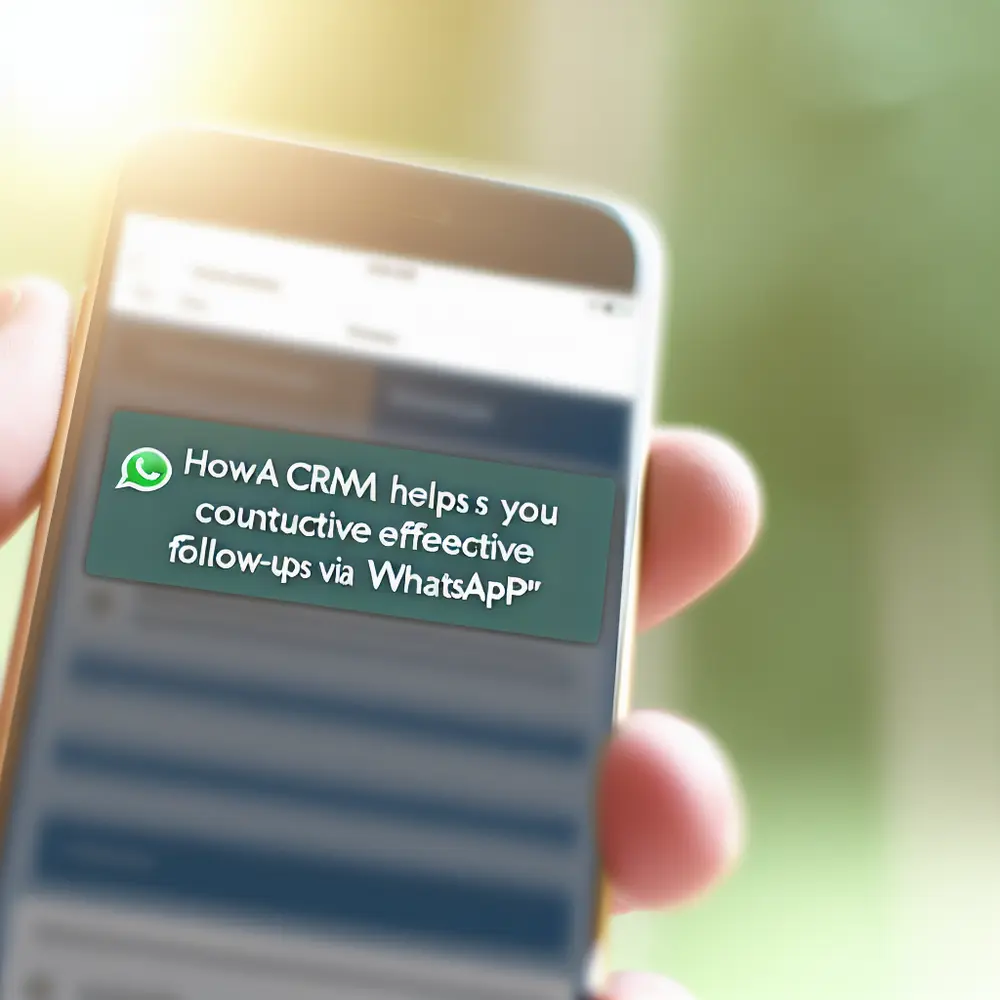 Como um CRM Ajuda a Realizar Acompanhamentos Eficazes pelo WhatsApp