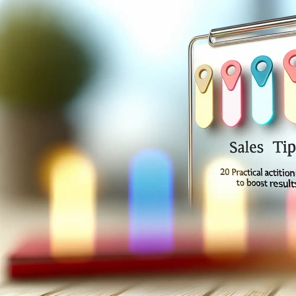 Consejos de Ventas: 20 Acciones Prácticas para Impulsar Resultados