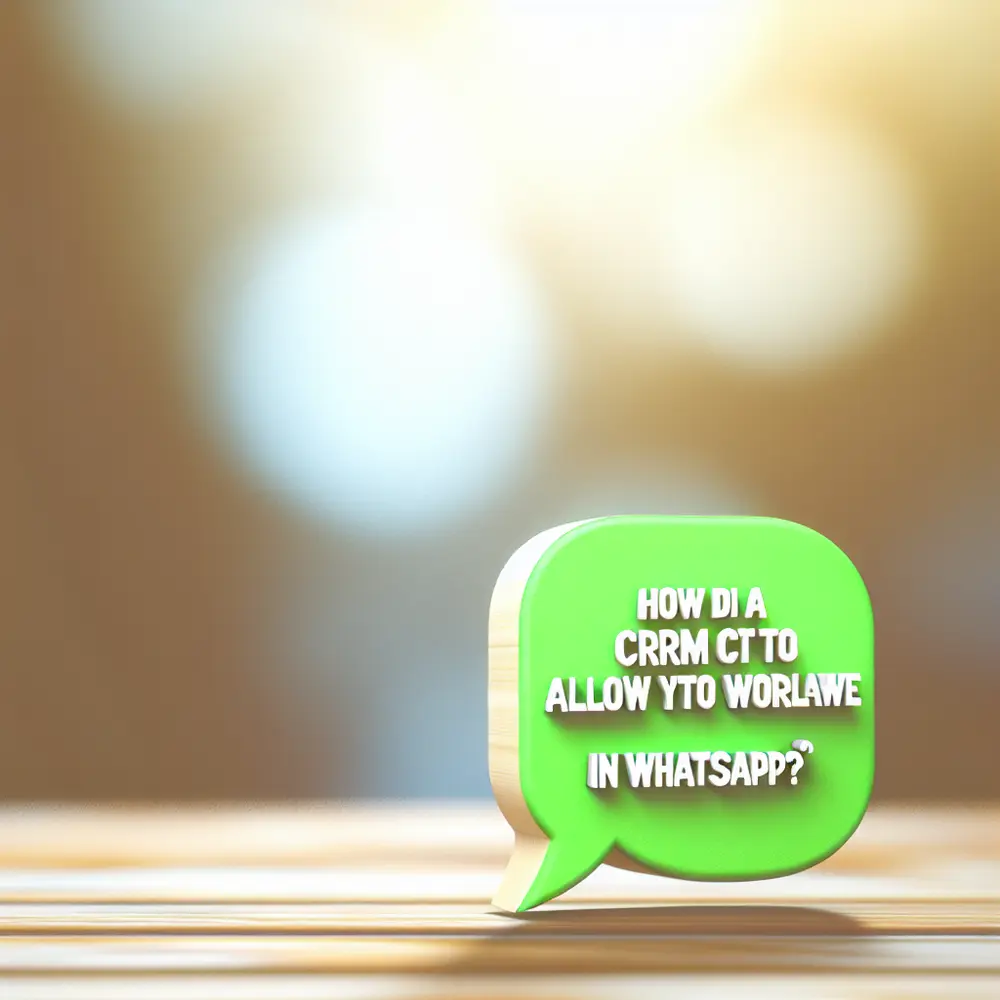 ¿Cómo un CRM te Permite Crear Flujos de Trabajo en WhatsApp?