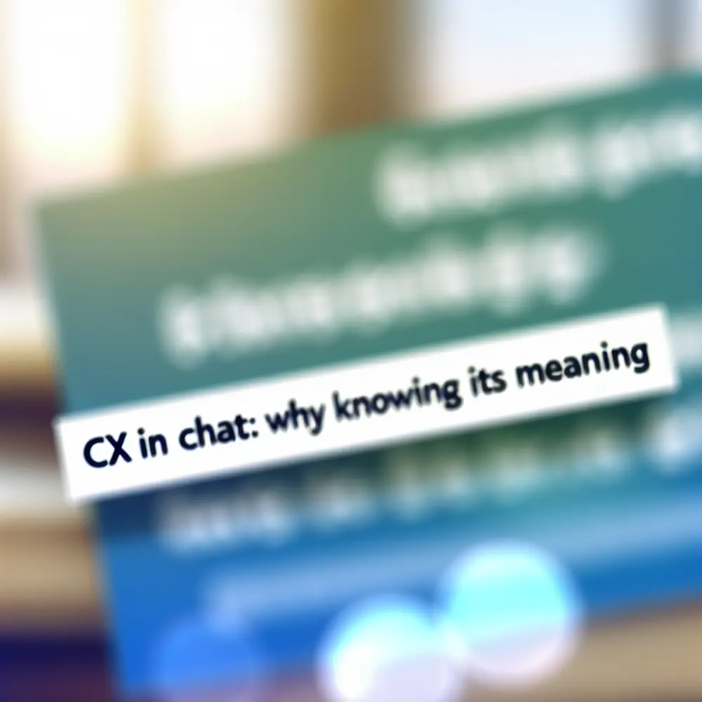 CX em Chat: Por que é Importante Saber seu Significado