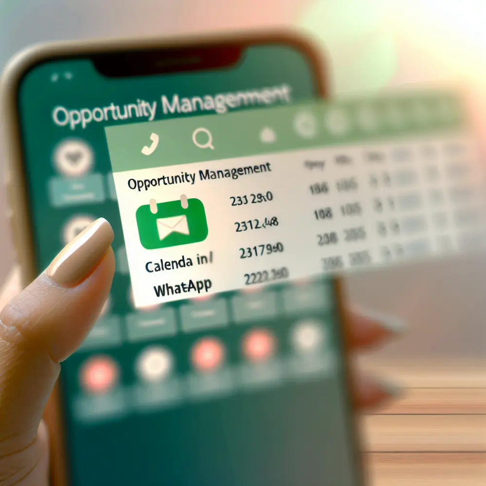 Opportunity Management: Calendar and CRM for WhatsApp