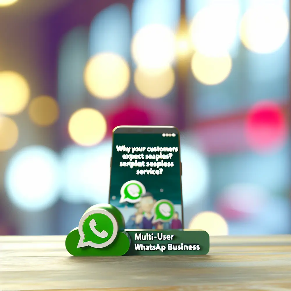 ¿Por Qué tus Clientes Esperan una Atención Fluida? El WhatsApp Business Multiusuario es la Clave.