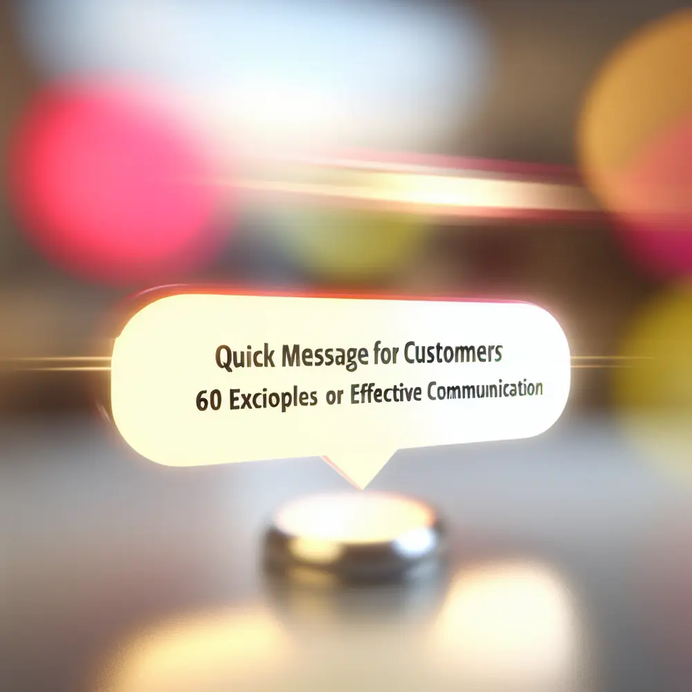 Quick Messaging for Customers: 60 Examples for Effective Communication