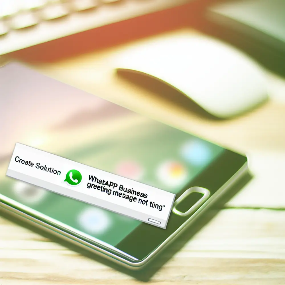[SOLUCIÓN] Mensaje de saludo de WhatsApp Business no se envía