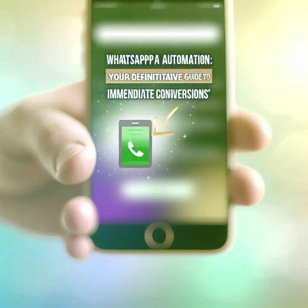 WhatsApp Automation: Your Definitive Guide to Immediate Conversions