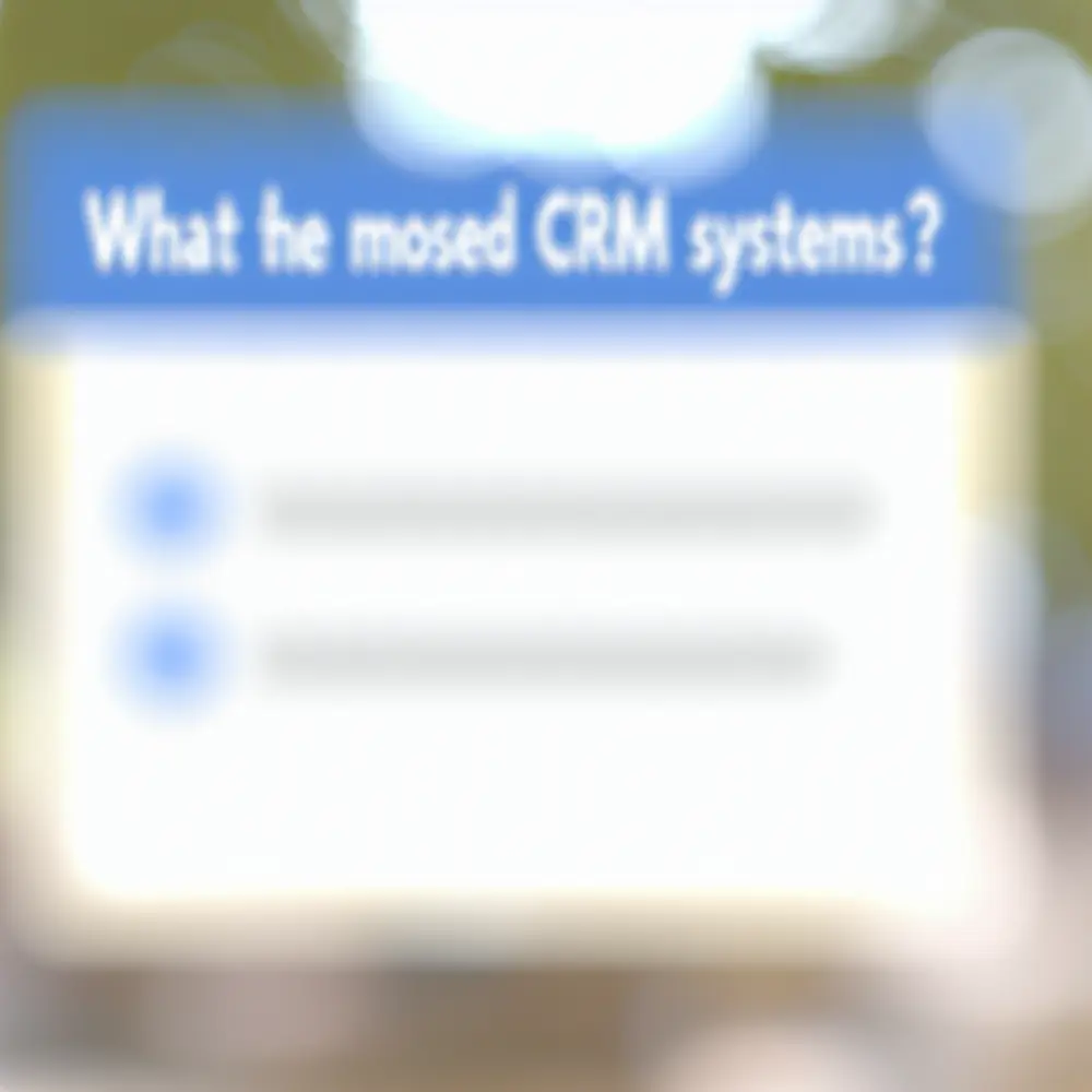 Which CRMs Are Most Used? | Ranking of the Most Popular Tools
