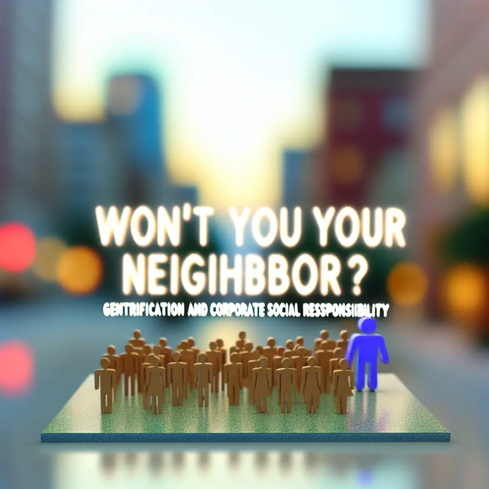 Won’t You Be My Neighbor? Gentrification and Corporate Social Responsibility